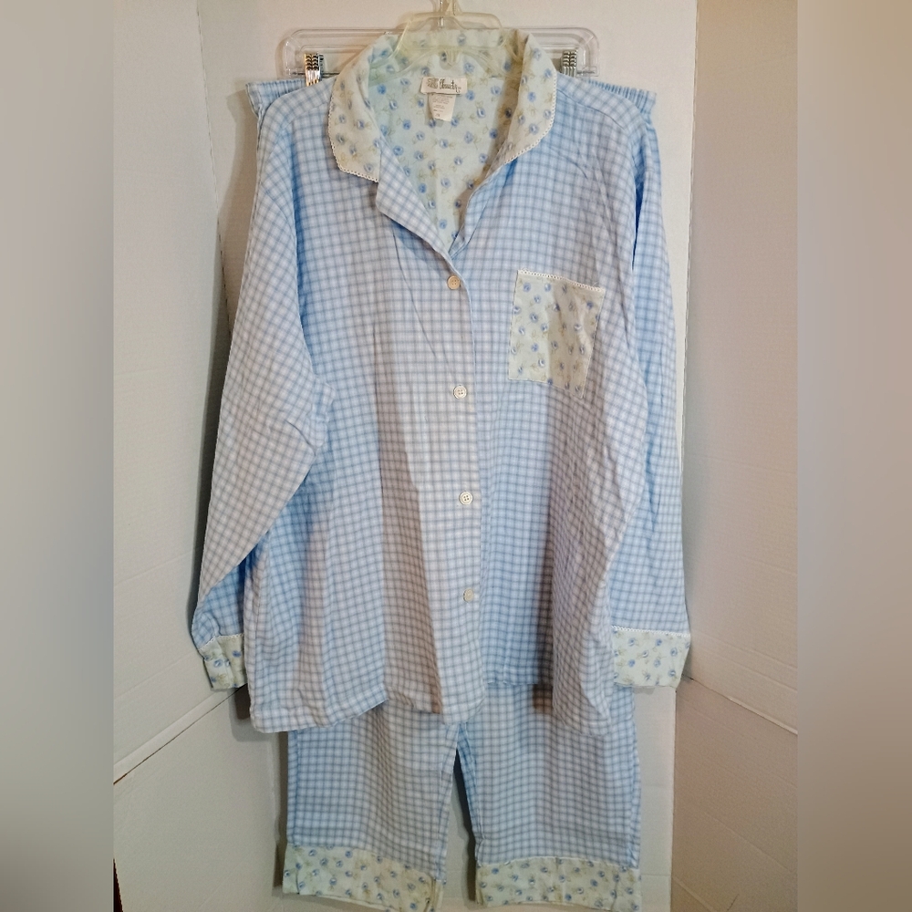 Vintage Charter Women's Pajama Set Size 2x